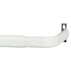 Curtain Rod White 46" - 84"