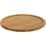 Lazy Susan Turntable Non-Skid | Bamboo Wooden | 18” | YBM Home
