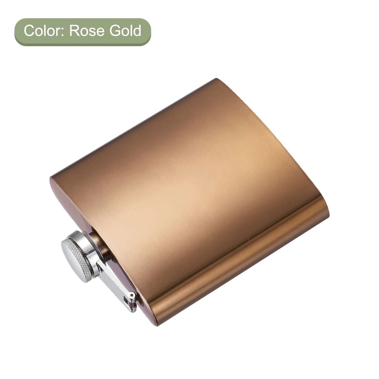 Stainless Steel Flask | Copper | ‎127 g | BarCraft