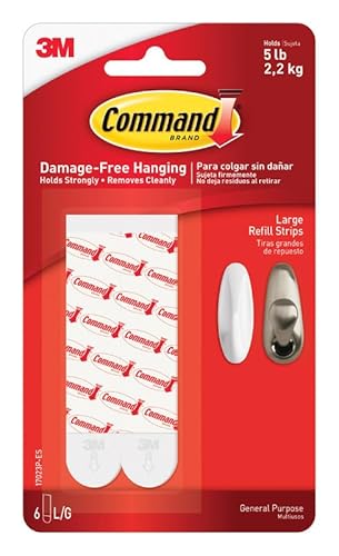 Large Poster Strips Command 8Pk