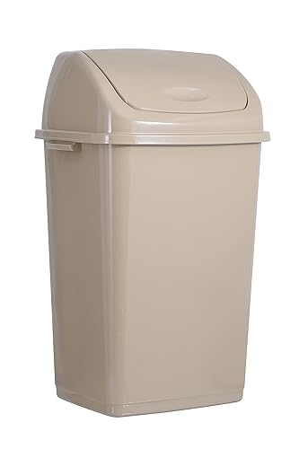 Trash Can Swing Beige 13 Gal Superio