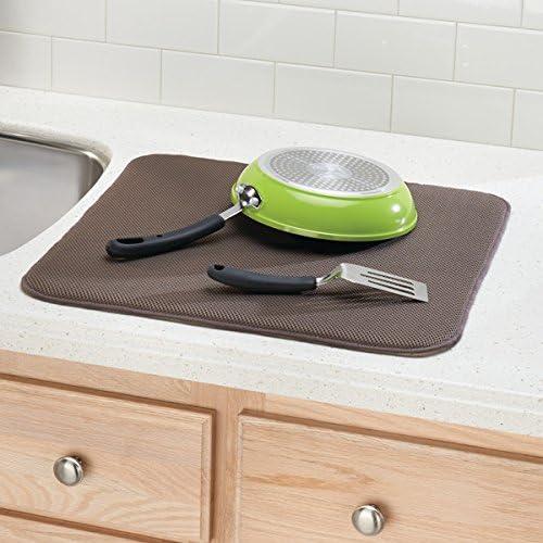 Kitchen Dry Mat Mocha 18" x 16" Inter Design