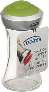 Salt and Pepper Shaker | Glass Pop | Green Cap | Trudeau
