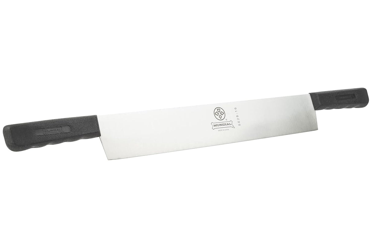 Cheese Slicer Knife | 16-Inch | Double Handle | Black | Mundial