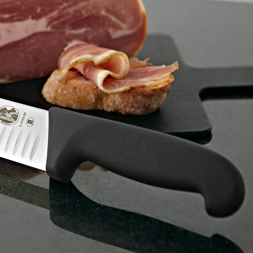 Victorinox 12" Slicing Knife | Black Fibrox Handle | Round Tip