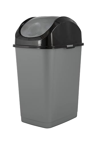 Trash Can Swing 9 Gal Grey Superio