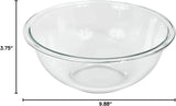 Pyrex Glass Mixing Bowl | 2.5-Quart | Round‎ | Transparent