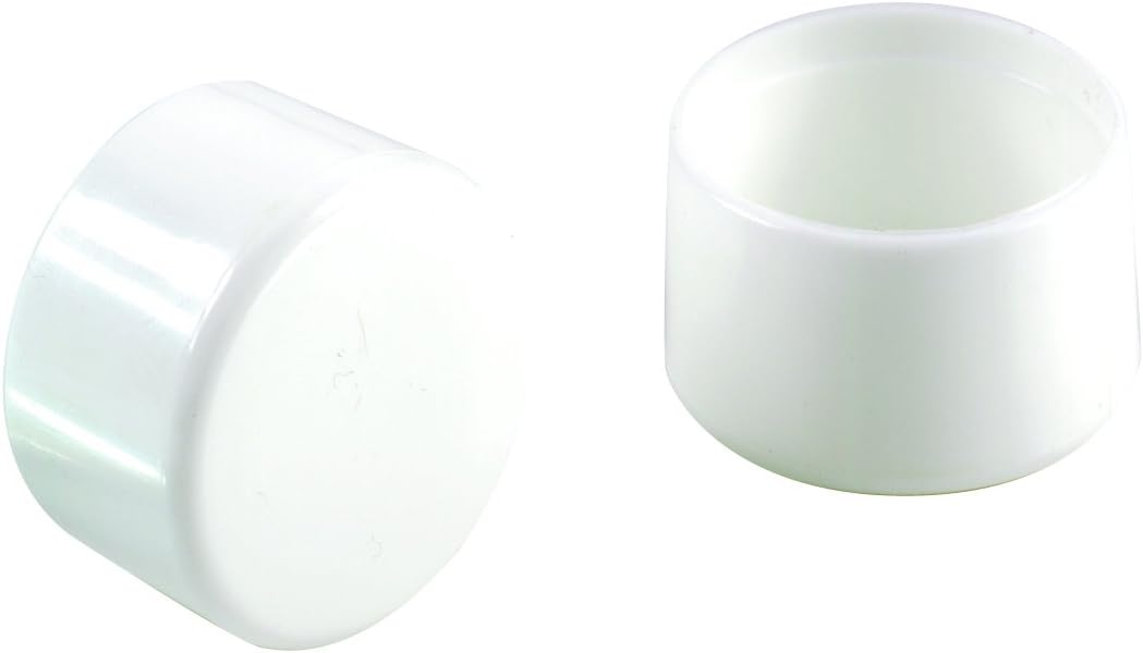 Plastic Leg Tips 1-1/4" White Shepherd