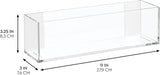 Clear Adhesive Organizer Bin 3x11