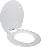 Slow Close Toilet Seat | Round 16.5" White| Soft-Close | Bath Bliss