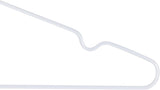 12pk White Flat Metal Hangers 12Pk Simplify