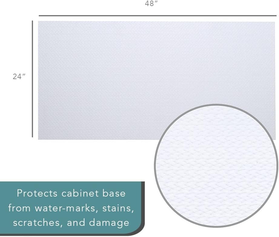 Under‑Sink Mat Non‑Adhesive | Clear | 24″ × 48″ | Con‑Tact