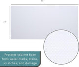 Under‑Sink Mat Non‑Adhesive | Clear | 24″ × 48″ | Con‑Tact