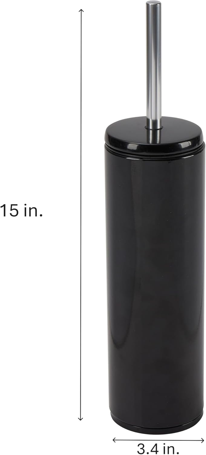 Aluminum Handle Toilet Brush -Black