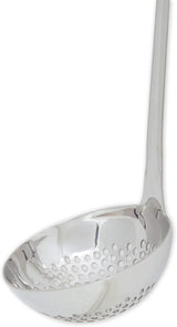 Straining Ladle | 13" Stainless Steel | Pierced Bowl for Draining | RSVP