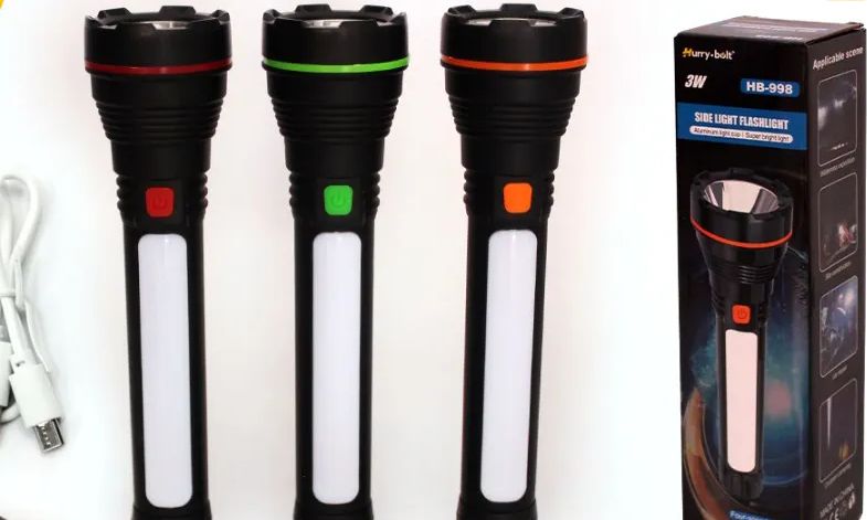 Side Light Flashlight 3W Hurry Bolt