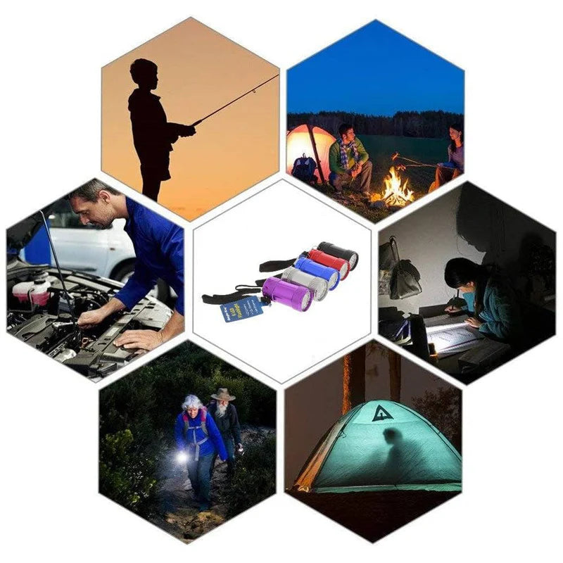 6 LED Flashlight Bright Way
