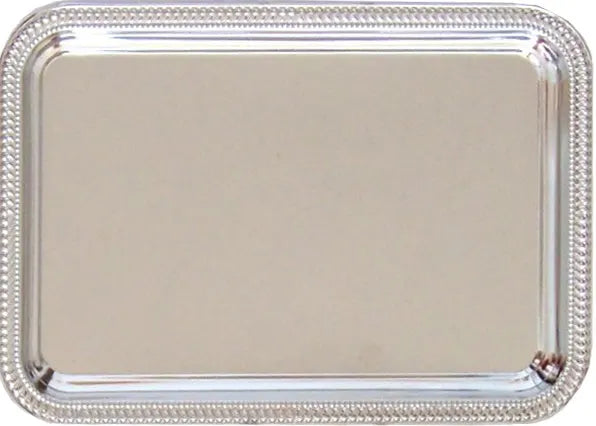 Nickel Rectangle Shaped Tray A&M Judaica & Gifts