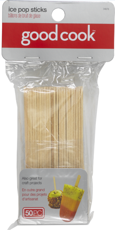 Ice Pop Sticks 50pc Good Cook