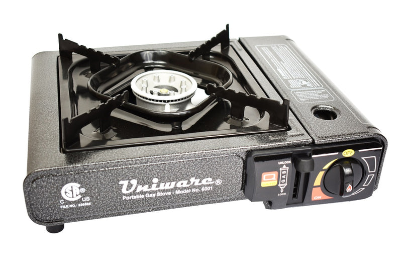 Portable Gas Stove w/ Black Case Uniware