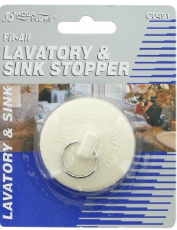 Lavatory & Sink Stopper Fit-All Aqua Plumb