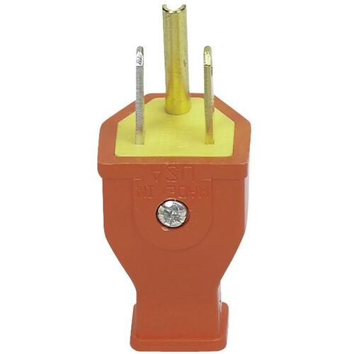 Orange Replacement Plug 15A 125V Eaton