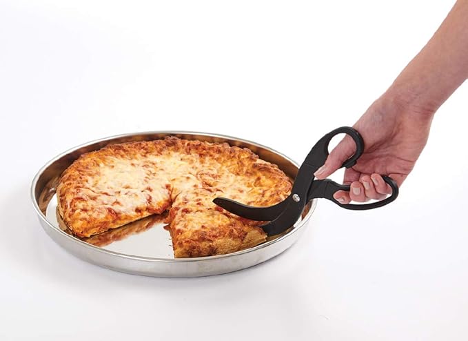 Pizza Scissors | Black Nylon | Stainless Steel Blade | Fante's Cousin Gilda