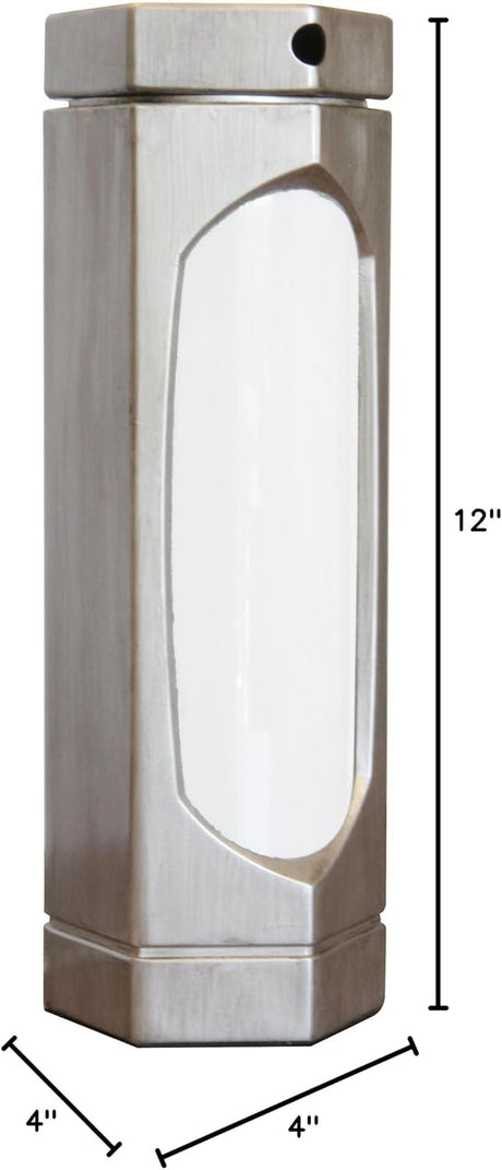 KosherLamp Max Silver | Shabbat Adjustable Lamp | 12" Tall