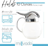 Glass Dispenser for Sugar/Syrup | 10oz  | Transparent | Millvado