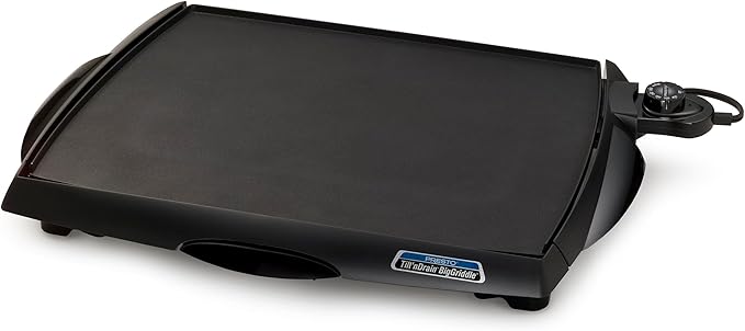 Presto Biggriddle | 1500 Watts | Cool-Touch Griddle