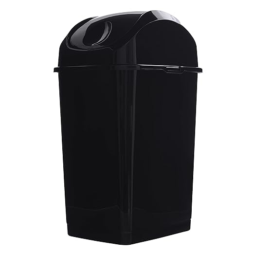 Trash Can Swing 9 Gal Black Superio