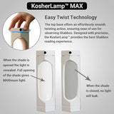 KosherLamp™ Max Max White
