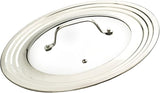 Universal Lid with Glass Insert | Fits 7"-12" Pans | Tempered Glass & Stainless Steel | RSVP
