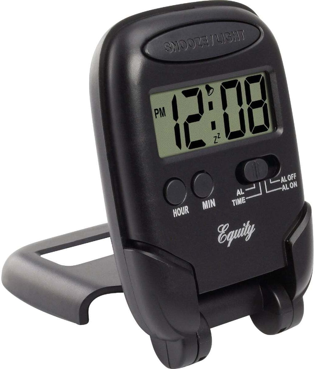 Folding LCD Travel Alarm Equity