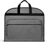 Garment Bag Cover For Suits/Dresses Pockets Gray