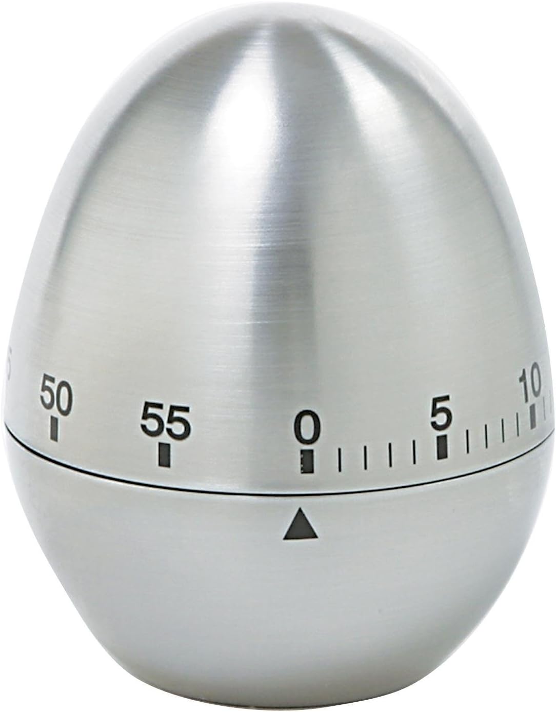 Egg Timer Stainless Steel | 60‑Min Mechanical Kitchen Timer | Model 1481 | Norpro