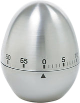 Egg Timer Stainless Steel | 60‑Min Mechanical Kitchen Timer | Model 1481 | Norpro