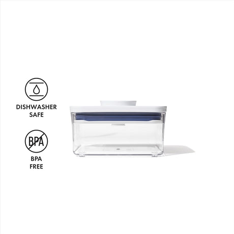 OXO Good Grips POP Container | Large Square Mini | 1.1QT | Clear