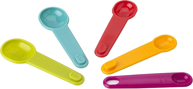Measuring Spoons Set | Plastic | Assorted Colors | Joie