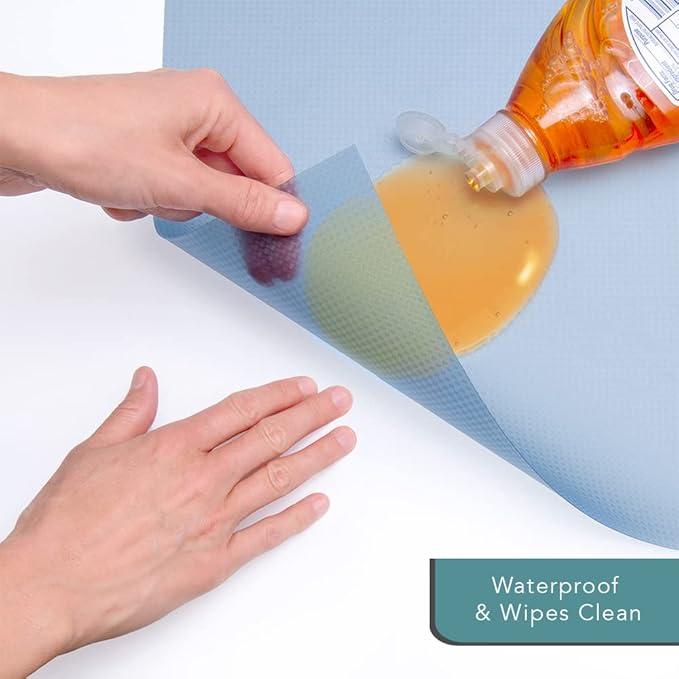 Under Sink Mat Blue Contact