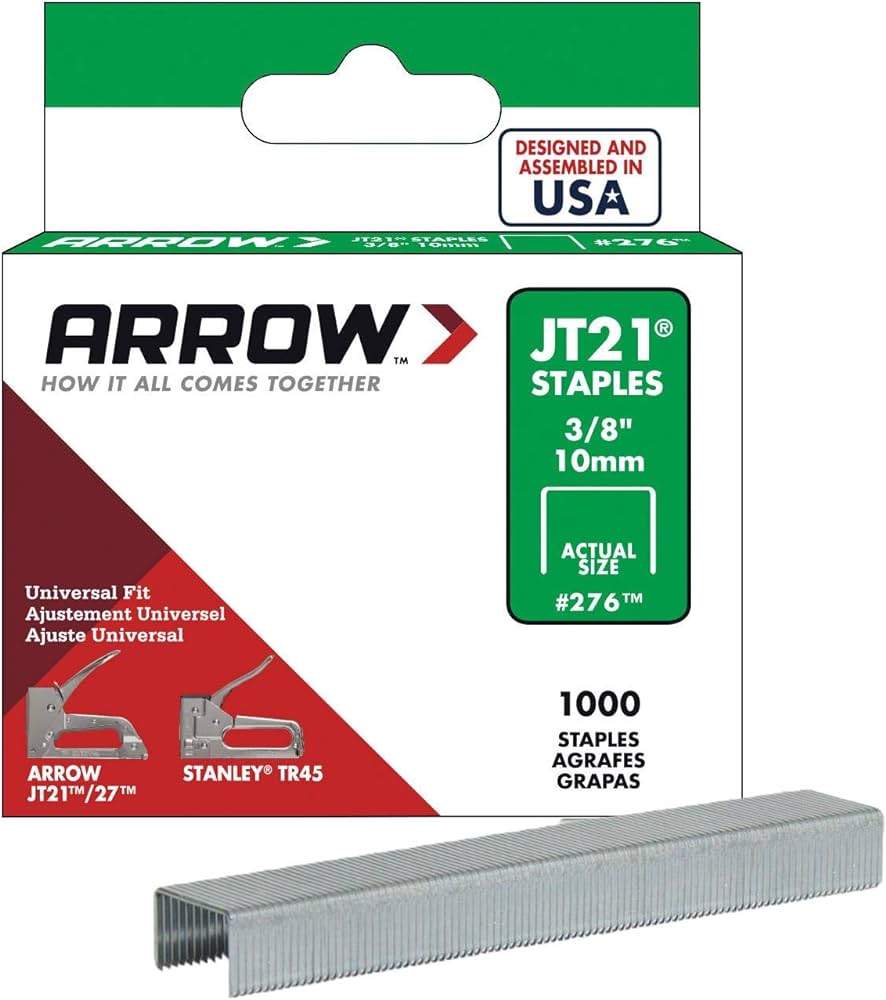 JT21 Staples 3/8" 10mm Arrow