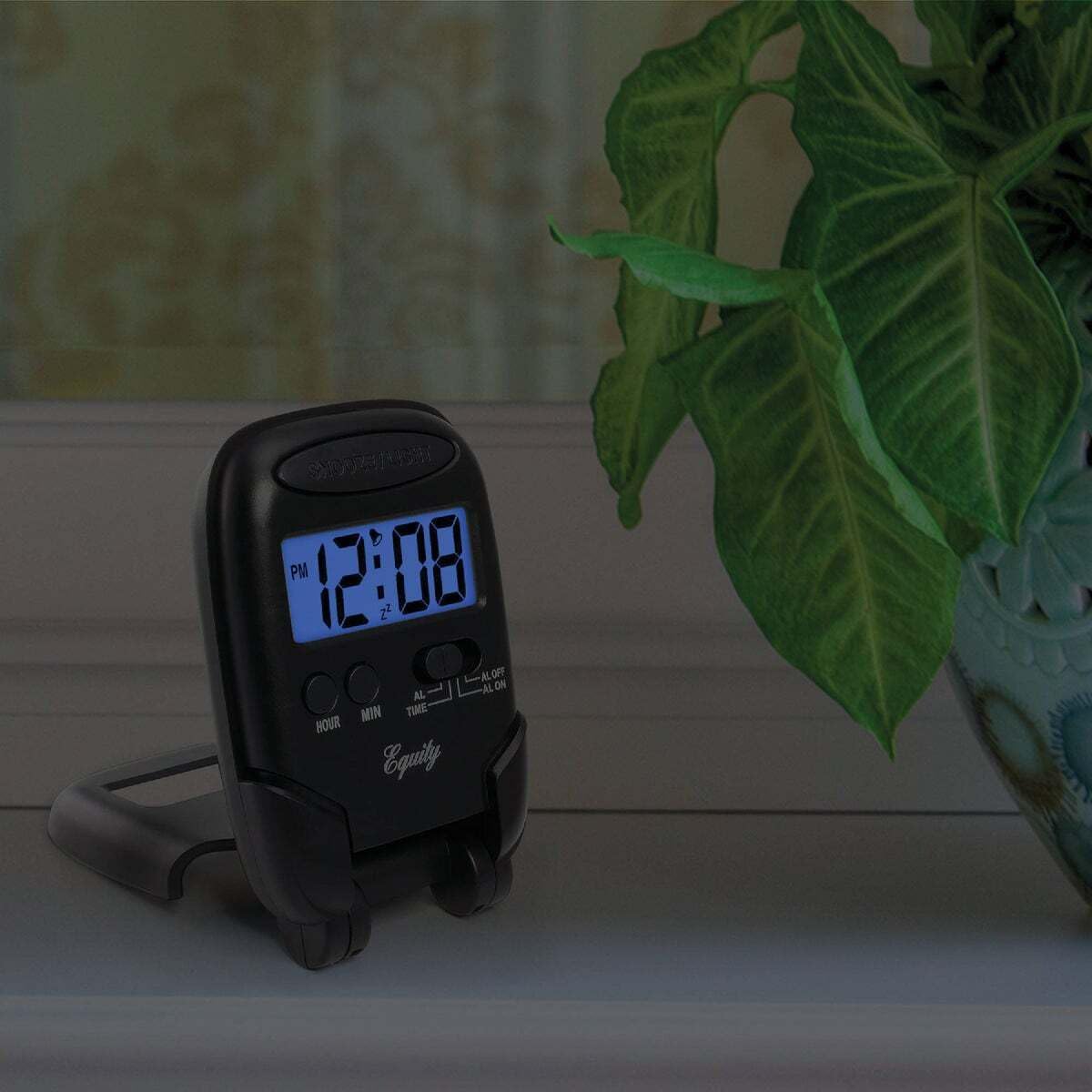 Folding LCD Travel Alarm Equity