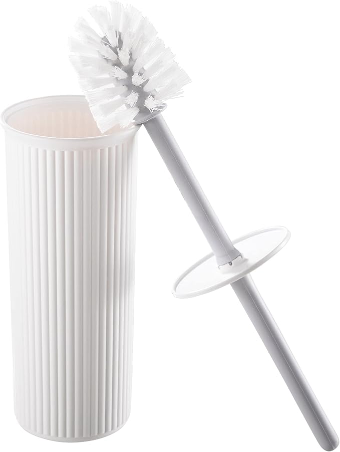 Ribbed White Bathroom Brush Superio