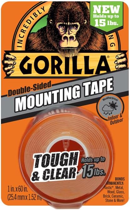 Double Sided Tape Clear 15LB Gorilla