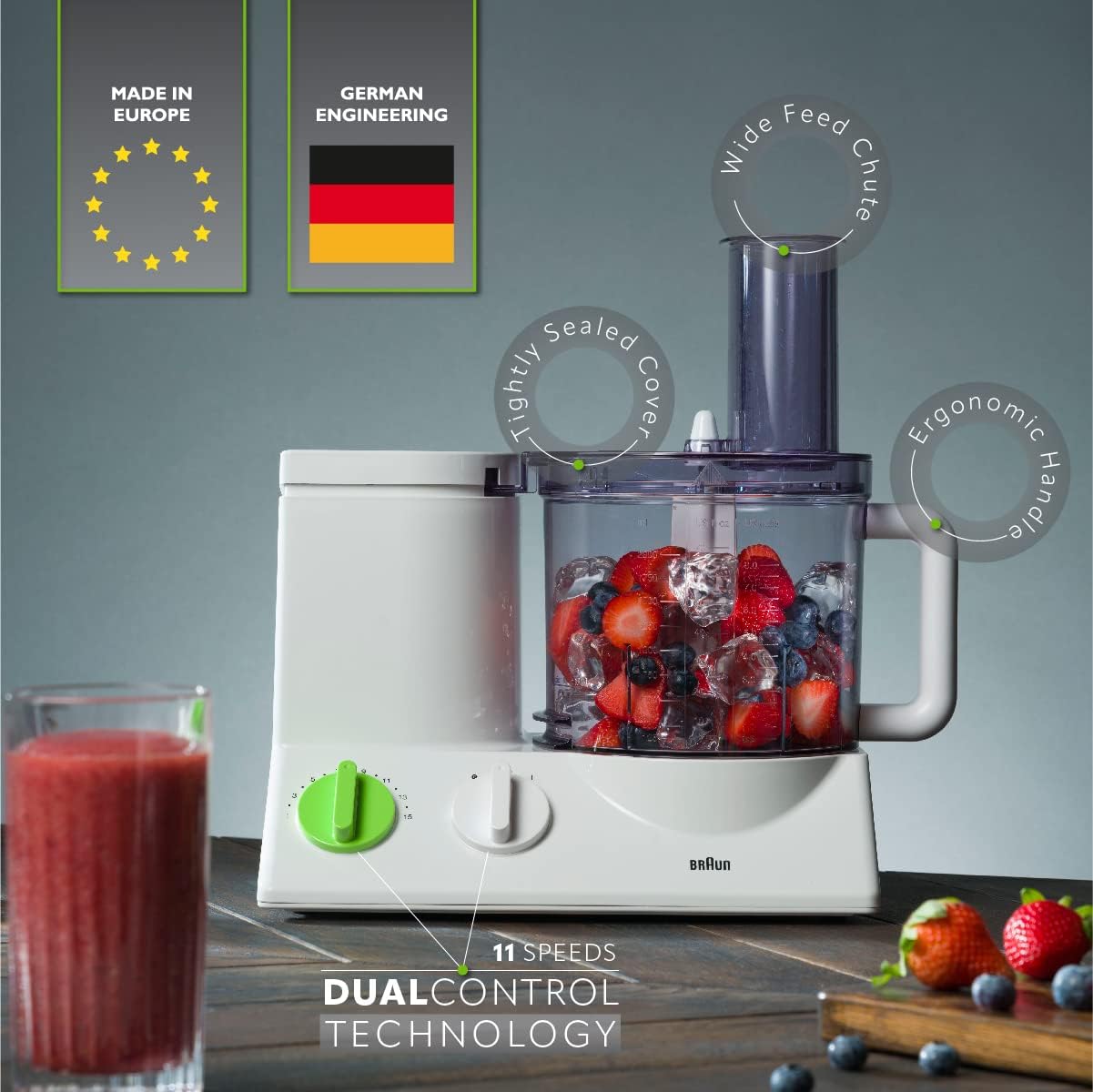 Braun Food Processor | 12 Cup | 600 watts