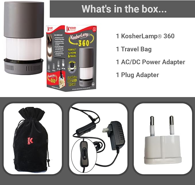 KosherLamp™ 360 Gray