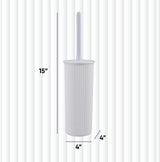 Toilet Bowl Brush and Holder Set | White Smoke | Superio