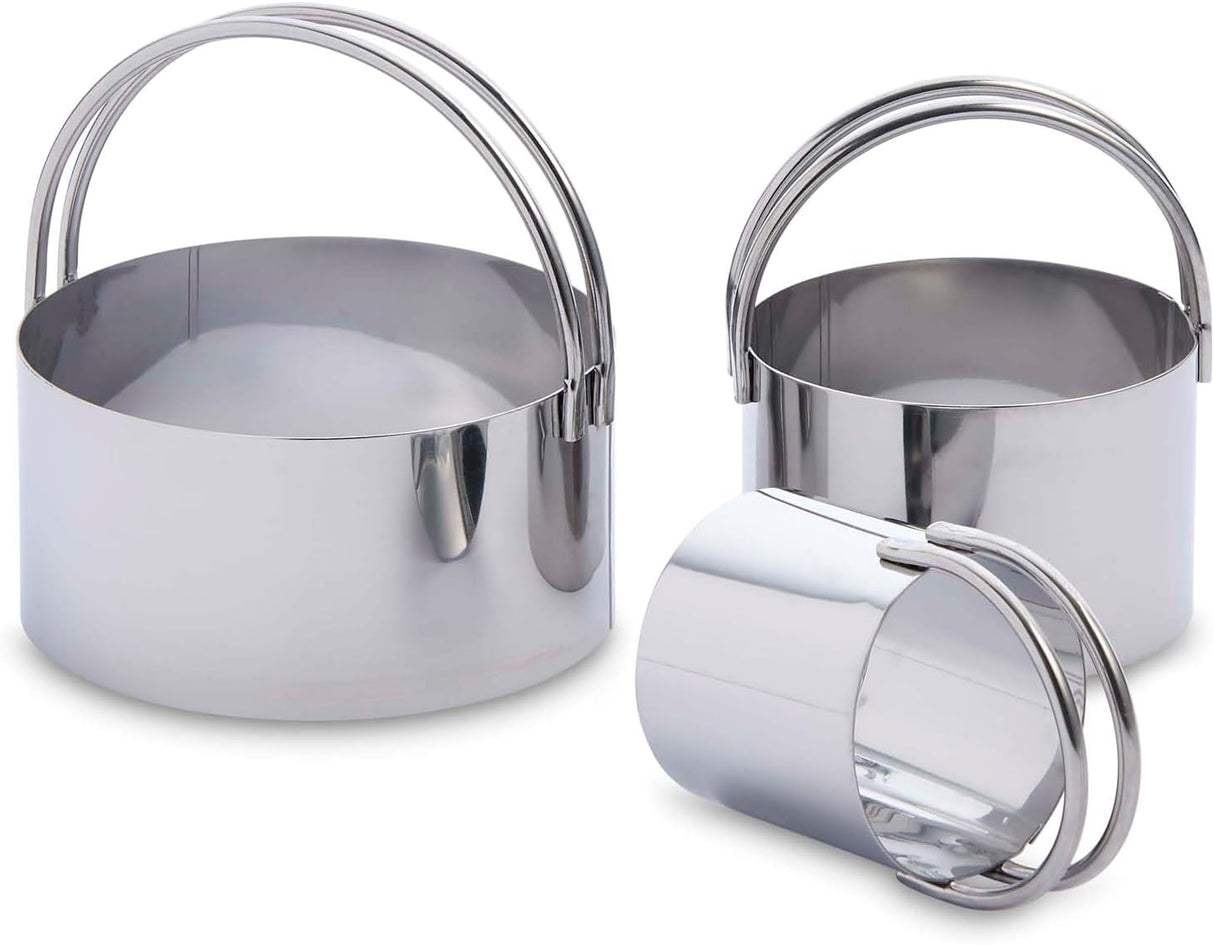 Cookie Cutters With Handle -3pc set