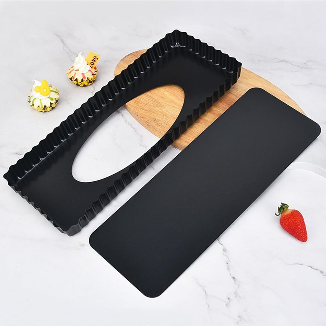 Quiche Pan w/Removable Bottom Rectangular Tosnall