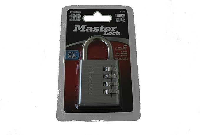 Resettable Padlock for Storage Locker Master Lock